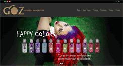 Desktop Screenshot of gozcosmetics.com