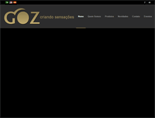 Tablet Screenshot of gozcosmetics.com